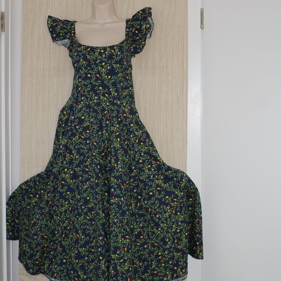 NWT Hill House Daphne Midi Dress - Midnight Garden Size:XL - Picture 2 of 8